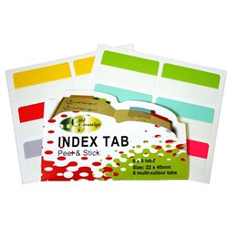 GOLD SOVEREIGN WRITE ON TABS 36 Tabs 22x40mm Multi Coloured Pack of 5