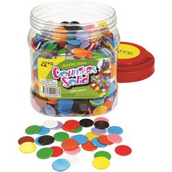TFC COUNTERS SOLID COLOUR 22MM 1000 PIECES