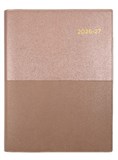COLLINS VANESSA FINANCIAL YEAR DIARY A4 WEEK TO VIEW ROSE GOLD CHAMPAGNE 1ST JULY  30TH JUNE