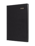 COLLINS BELMONT DIARY A4 DAY TO PAGE BLACK