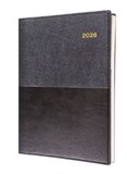 COLLINS VANESSA SERIES DIARY A5 1 DAY TO A PAGE BLACK