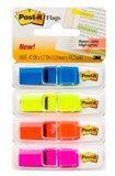 POSTIT 6834ABX FLAG TRNSLCNT 12mm BlueYelOrgPink Pk140