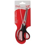 STAT SCISSORS SOFT GRIP BLACK RED 190MM