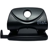 STAT HOLE PUNCH 2 HOLES BLACK MEDIUM 20 SHEETS