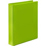 MARBIG CLEARVIEW INSERT BINDER A4 2D RING 25MM LIME