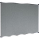VISIONCHART PINBOARD FELT 1500 x 900mm Grey
