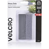 VELCRO HEAVY DUTY HOOK  LOOP ROUGH SURFACE 25 x 100MM PACK OF 3