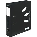 COLOURHIDE LEVER ARCH FILE A4 ZIPPER BLACK 70MM
