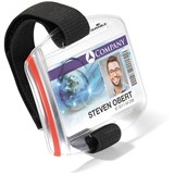 DURABLE ID CARD HOLDER WITH ARM BAND PACK OF 10