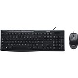 LOGITECH MK200 USB WIRED KEYBOARD AND MOUSE COMBO BLACK