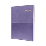 COLLINS VANESSA FINANCIAL YEAR DIARY A4 DAY TO A PAGE PURPLE 1ST JULY  30TH JUNE