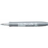ARTLINE DECORITE BRUSH MARKERS METALLIC SILVER BOX OF 12