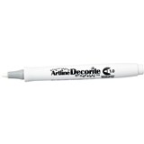 ARTLINE DECORITE MARKERS 10MM BULLET STANDARD WHITE BOX OF 12