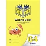 SPIRAX WRITING BOOK 160 335X240MM 64 PAGE 24MM RULED