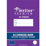 WRITER PREMIUM EXERCISE BOOK A4 8MM RULED 48 PAGES