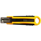 ITALPLAST CUTTING KNIFE SELF RETRACTABLE YELLOW AND BLACK I853PR