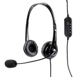 KENSINGTON STEREO USB HEADPHONES WITH MICROPHONE AND VOLUME