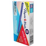 PAPERMATE WRITE BROS BALLPOINT PEN MEDIUM 1MM BLUE PACK OF 12