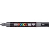 UNI POSCA POSTER MARKER PC5M 25MM MEDIUM BULLET DEEP GREY PAINT MARKER
