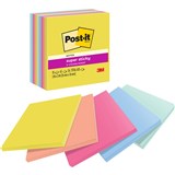 POSTIT 65410SSJOY SUPER STICKY NOTES 76X76MM SUMMER JOY PK10