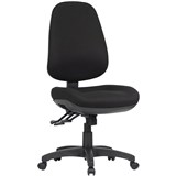TR600 HIGH BACK TASK CHAIR 3 LEVER NO ARMS BLACK FABRIC