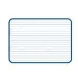 VISIONCHART DOUBLE SIDED MAGNETIC WHITEBOARD A4 DOTTED THIRDS AND PLAIN
