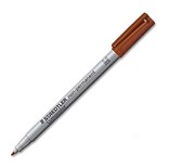STAEDTLER 315 LUMOCOLOR OHP PENS WATER SOLUBLE MEDIUM 0810MM BROWN ONLY 15 LEFT OBSOLETE 