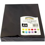 Rainbow Spectrum Board A4 220gsm Black 100 Sheets