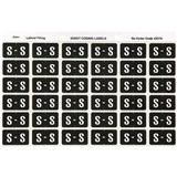 ALPHABETICAL COLOUR CODING LABEL SHEET S PK OF 180