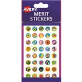 AVERY MERIT STICKERS Mini Assorted 13mm Pk800