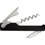 CONNOISSEUR WAITERS FRIEND BOTTLE OPENER CORKSCREW BLACK