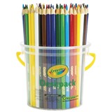 CRAYOLA TRIANGULAR PENCILS 48 ASSORTED DESKPACK 12 COLOURS