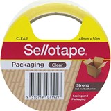 Sellotape HotMelt Adhesive Packaging Tape 48mmx50m Clear