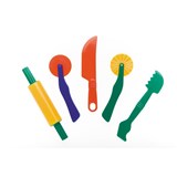 EC FUN DOUGH TOOLS ASSORTED PK5