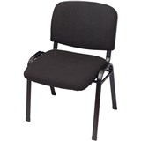 NOVA VISITOR CHAIR FABRIC BLACK