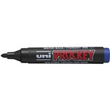 UNI PROCKEY PERMANENT MARKER BULLET TIP BLUE BOX OF 12
