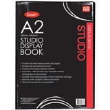 JASART A2 BLACK 20 POCKET DISPLAY BOOK