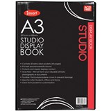 A3 JASART DISPLAY BOOK BLACK 20 PAGES