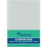 WRITER A4 EXAM PAPER 24mm Dotted Thirds Landscape 500 SHEETS