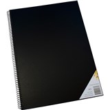 QUILL VISUAL ART DIARY 110GSM A3 BLACK 120 PAGES