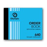 Olympic 640 Carbon Book Duplicate 100x125mm Order 100 Leaf