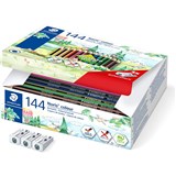 STAEDTLER NORIS CLUB COLOUR PENCILS ASSORTED CLASS PACK OF 144