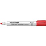 STAEDTLER LUMOCOLOUR CHISEL TIP WHITEBOARD MARKER RED PK10