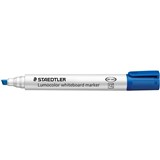 STAEDTLER LUMOCOLOUR CHISEL TIP WHITEBOARD MARKER BLUE PK10
