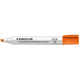 STAEDTLER LUMOCOLOUR CHISEL TIP WHITEBOARD MARKER ORANGE PK10