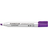 STAEDTLER LUMOCOLOUR CHISEL TIP WHITEBOARD MARKER VIOLET PK10