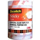 SCOTCH STICKY TAPE 502 18MM X 66M PACK OF 8