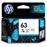 HP 63 TRI COLOUR INK 165 pages F6U61AA