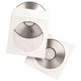 FELLOWES CD DVD ENVELOPES WITH CLEAR WINDOW 90691 PK100