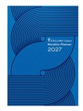 Collins Colplan Planner Month To View A4 Blue Geo 2027